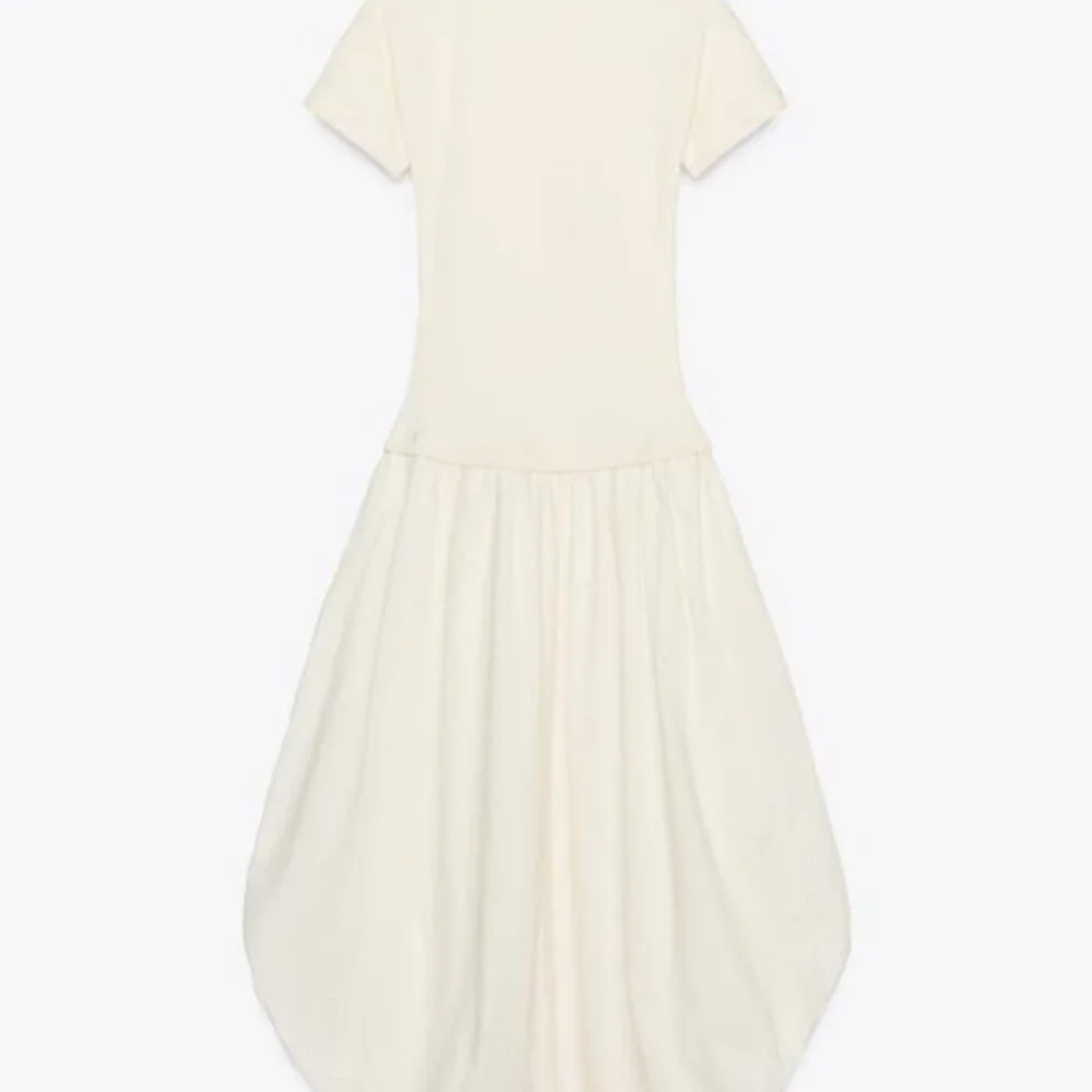 ZARA BALLOON COMBINATION DRESS - Picture 6 of 7